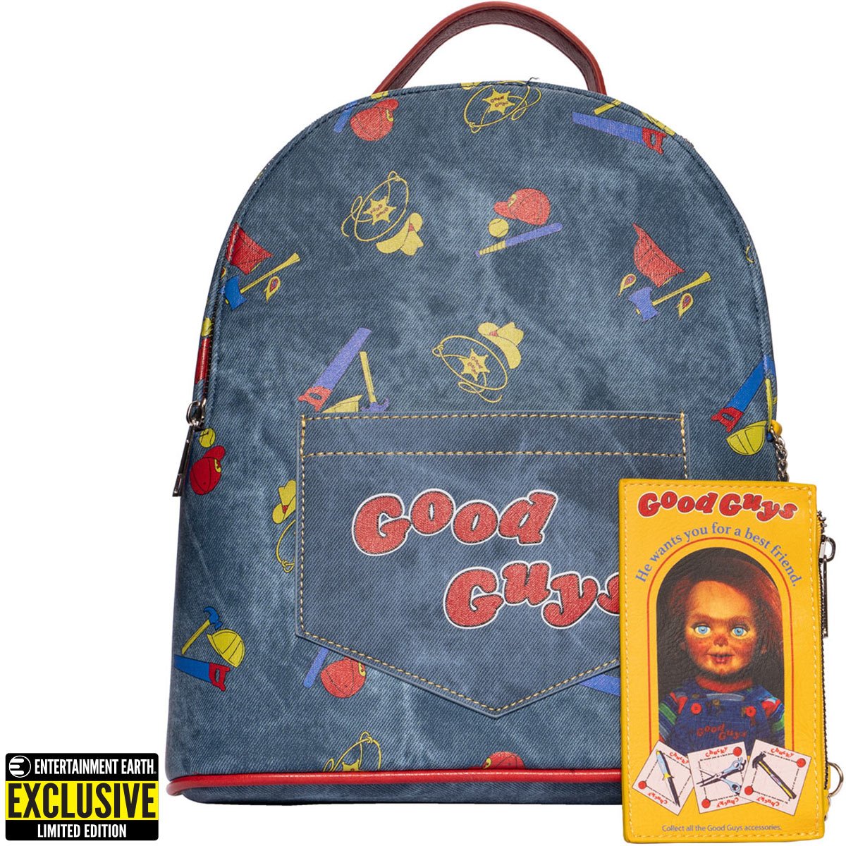 childs play mini backpack Child's Play Amigo Chucky Mini-Backpack