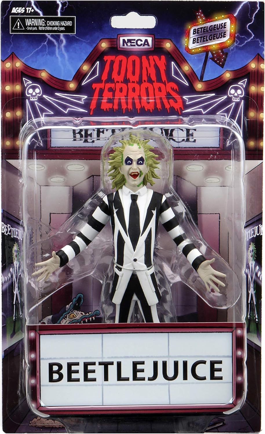 NECA/ネカ BEETLEJUICE TOONY TERRORS  新品 Amazon.com: NECA Beetlejuice Toony Terrors Action Figure, 6