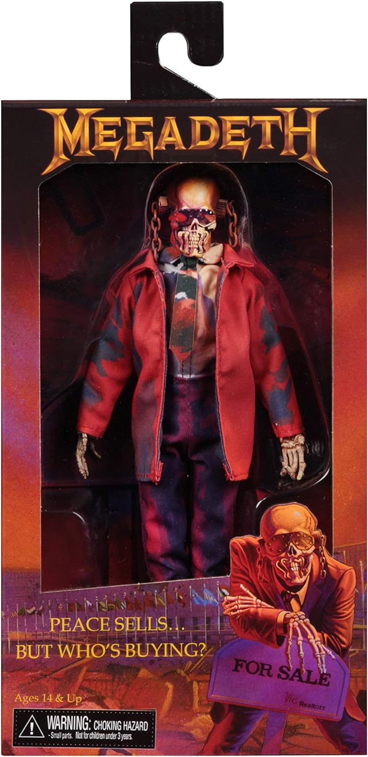 メガデス フィギュア　NECA Vic Rattlehead NECA - Megadeth - 8” Clothed Action Figure - Peace Sells