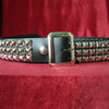 Ape Leather 3 Row Pyramid Studded Leather Belt