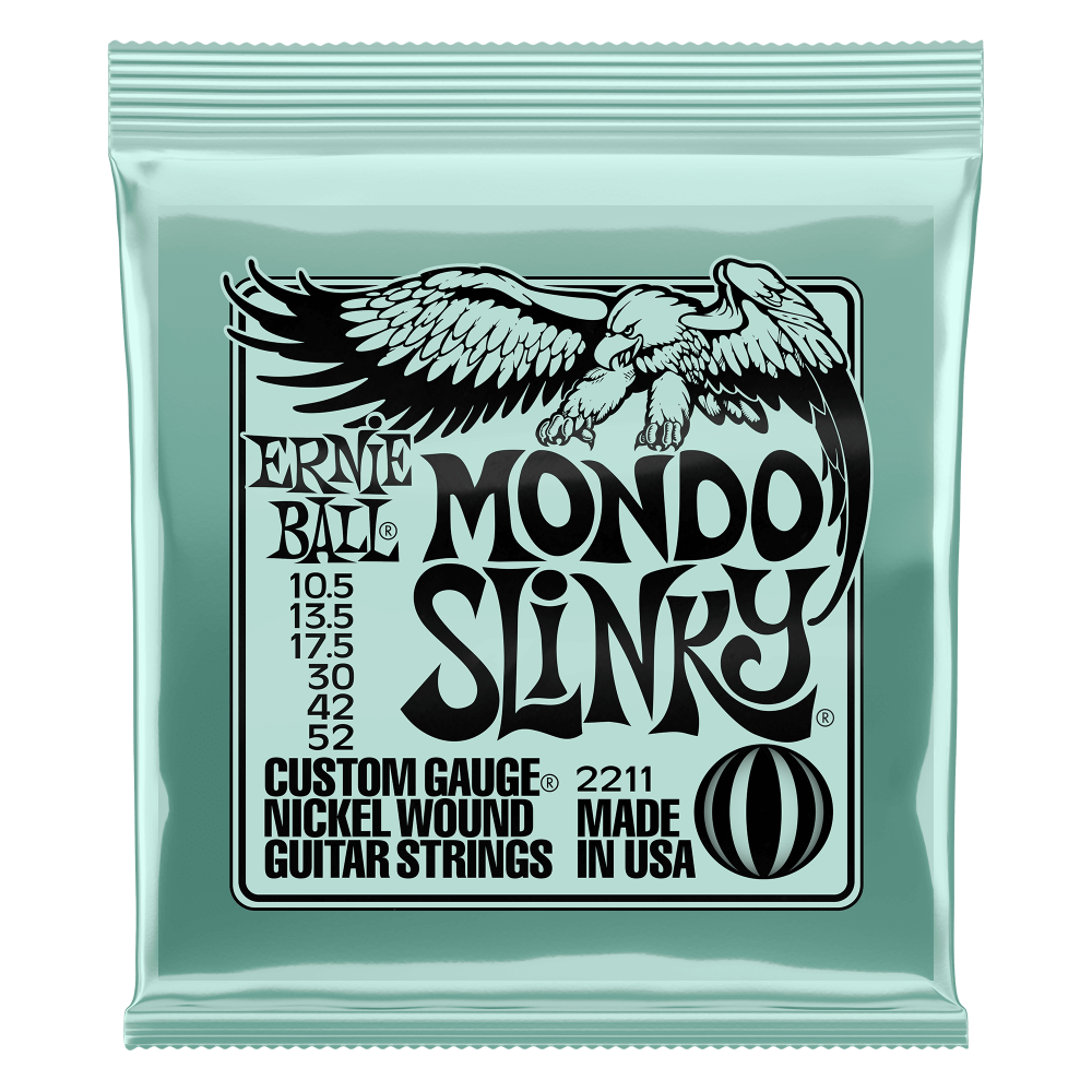 Ernie Ball Mondo Slinky Nickel Wound Electric Guitar Strings 10.5-52 Gauge