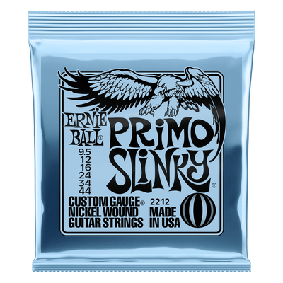 Ernie Ball Primo Slinky Nickel Wound Electric Guitar Strings 9.5-44 Gauge
