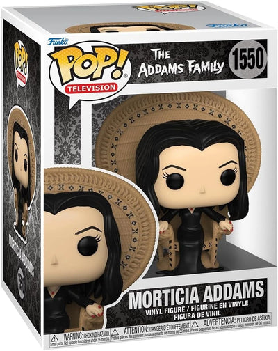 Funko Pop TV 1550 The Addams Family Morticia Addams in Chair Vinyl Figure 2024