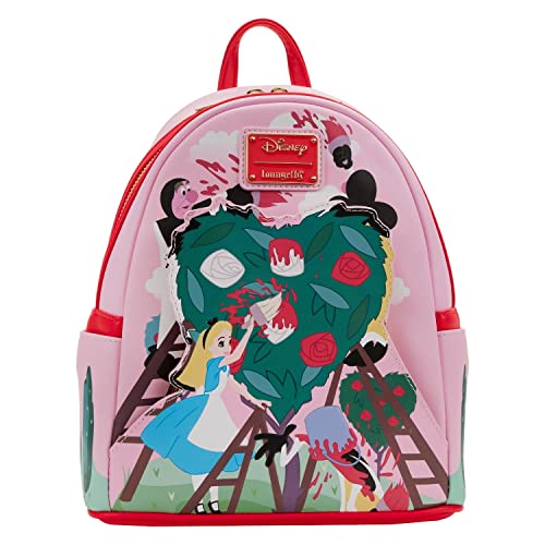 Disney Loungefly Mini Backpack - Alice in Wonderland Red Roses