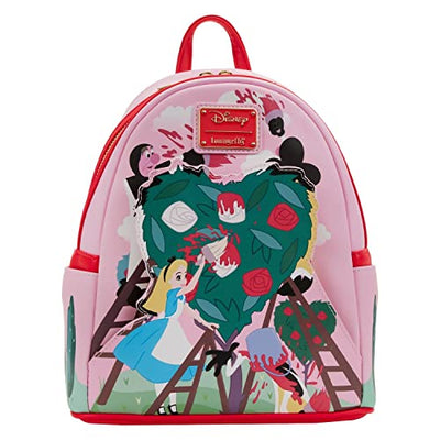 Disney Loungefly Mini Backpack - Alice in Wonderland Red Roses