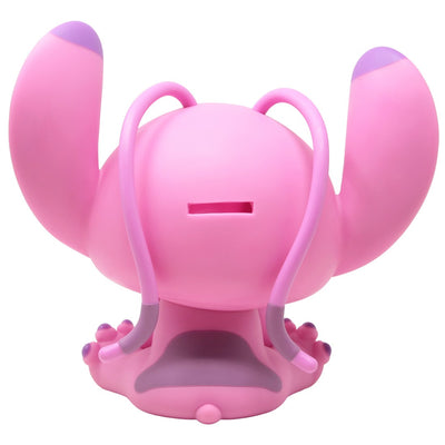 Monogram Disney Lilo And Stitch Angel Figural PVC Bank (pink)