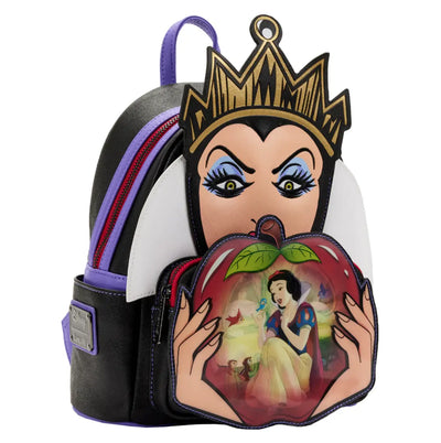 LOUNGEFLY Disney Villains Scenes Evil Queen Lenticular Mini Backpack