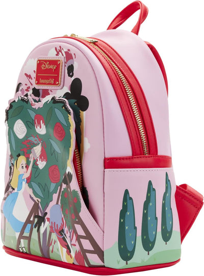 Disney Loungefly Mini Backpack - Alice in Wonderland Red Roses