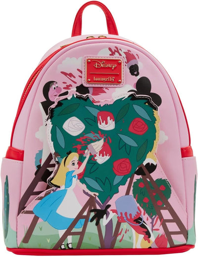 Disney Loungefly Mini Backpack - Alice in Wonderland Red Roses