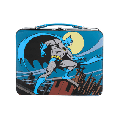Batman Gotham City Nighttime Skyscrapers Gray Tin Tote