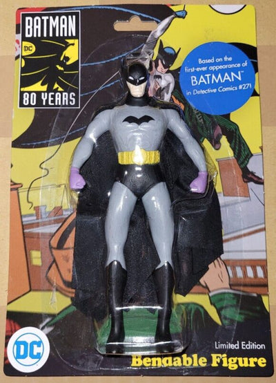 80 Years Anniversary Detective Comics Batman Bendable Figure by NJ Croce