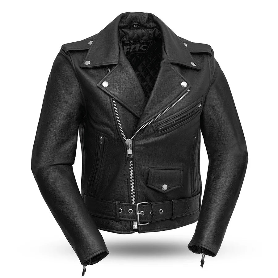 FMC First Manufacturing Company Bikerlicious - Women's Motorcycle Leather Jacket