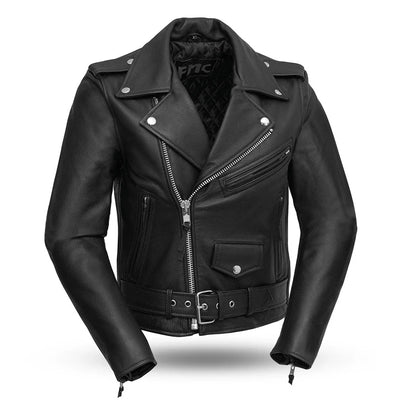 FMC First Manufacturing Company Bikerlicious - Women's Motorcycle Leather Jacket