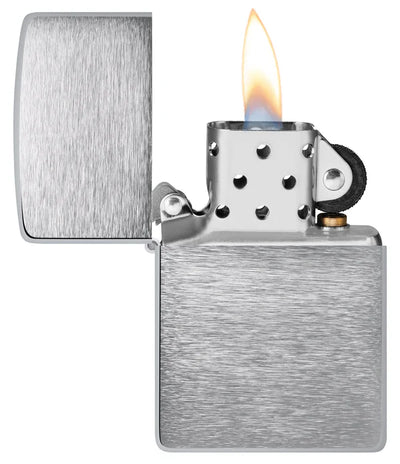 Classic Brushed Chrome Zippo Lighter