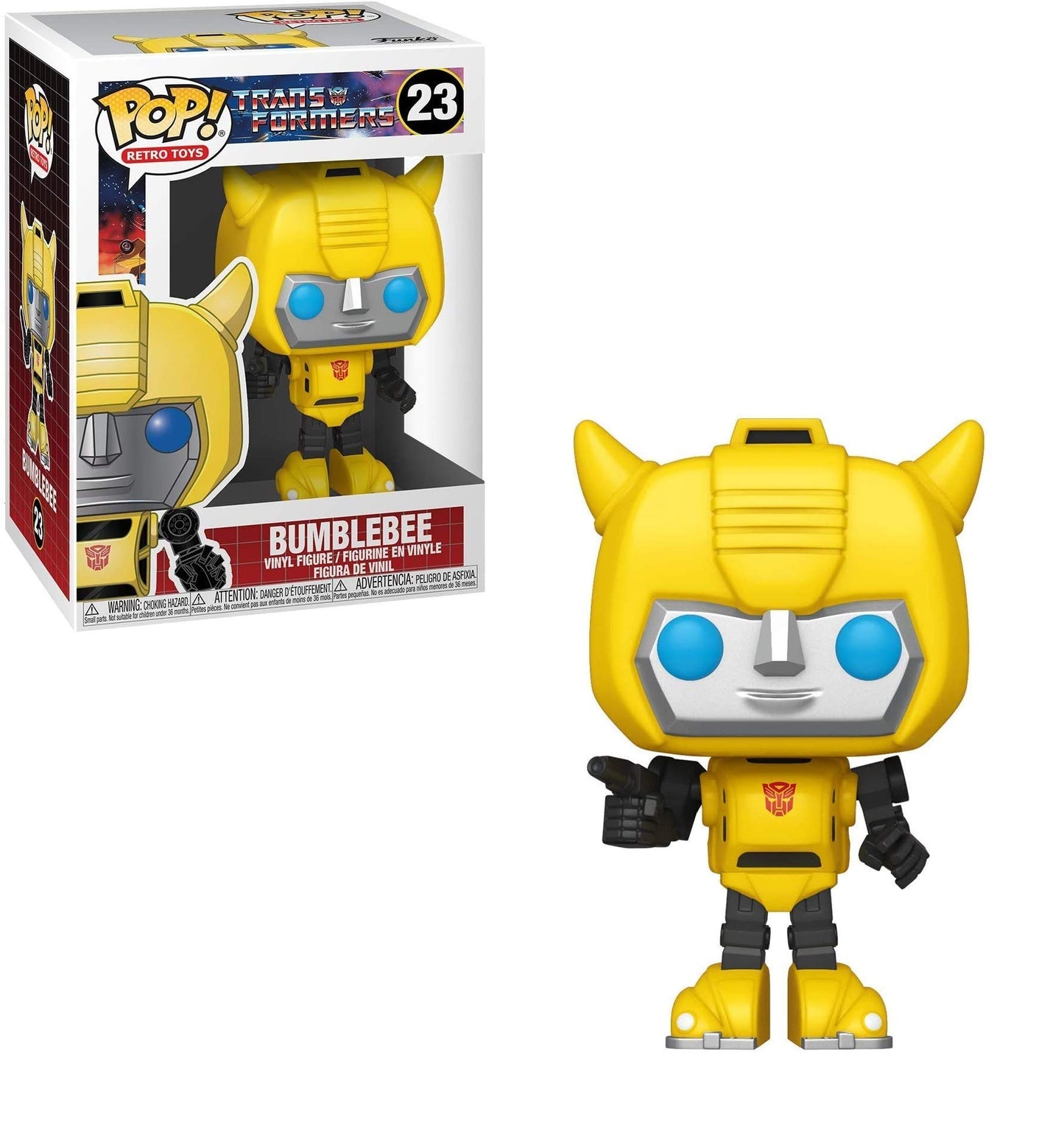 Funko Pop Bumblebee Pop #23 Retro Toys Transformers Vinyl Figure