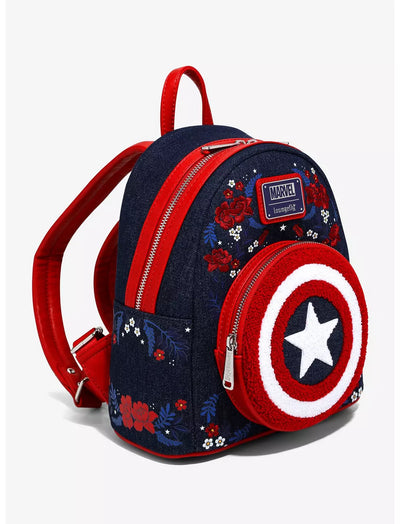 Loungefly Marvel Captain America 80th Anniversary Mini Backpack