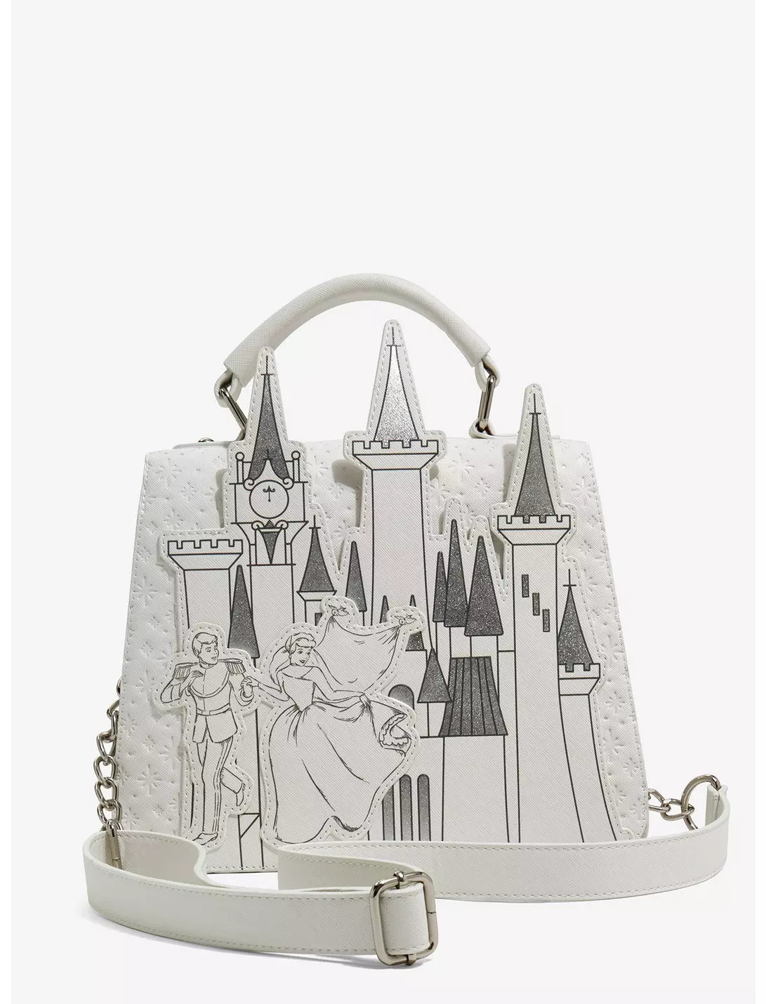 Loungefly Disney Cinderella Wedding Castle Crossbody Bag