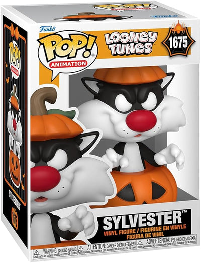 Funko Pop! Animation: Sylvester Cat with Pumpkin - Looney Tunes - Collectable Vinyl Figure