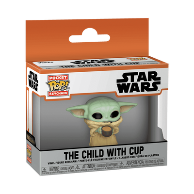 Star Wars Funko Pop! Keychain The Child with Cup