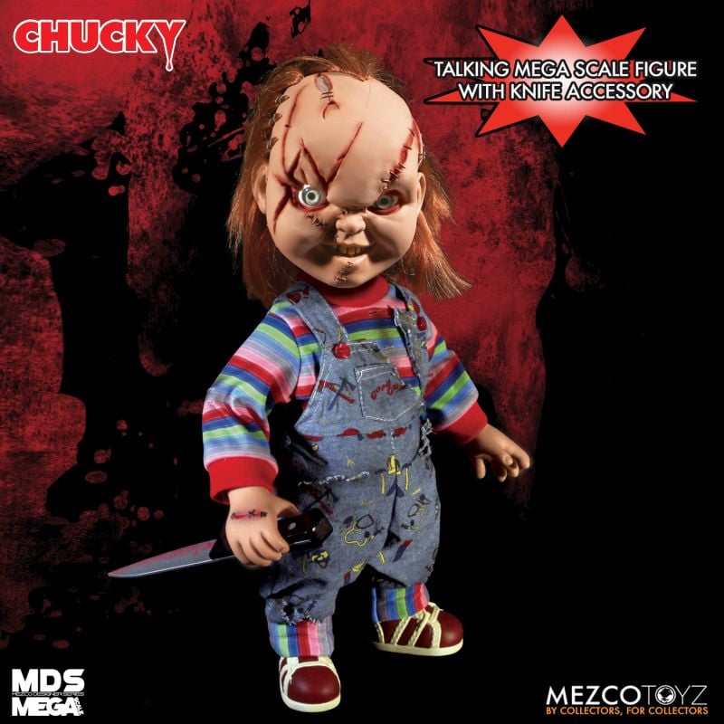 Mezco MDS Mega Scale Bride of Chucky: Talking Scarred Chucky