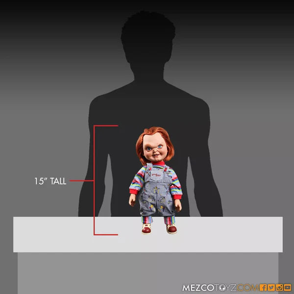 Mezco Toyz Child's Play 15" Good Guy Chucky Talking Action Figure