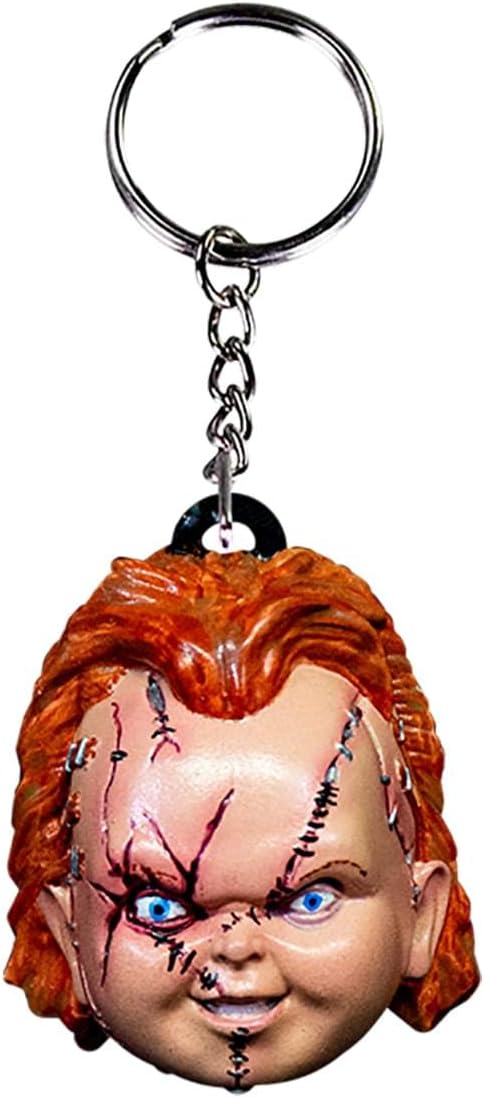 Child's Play Seed of Chucky Sculpted Chucky Head Key Chain Trick or Treat Studios