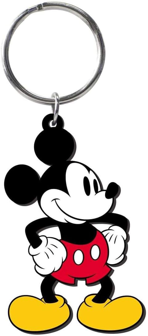 Mickey Mouse Retro Soft Touch PVC Keyring