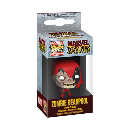 Marvel Zombies Deadpool Funko Pocket Pop! Key Chain