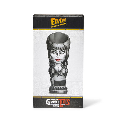 Geeki Tikis Elvira Mistress of the Dark Mug Tiki Style Cup Holds 20 Ounces