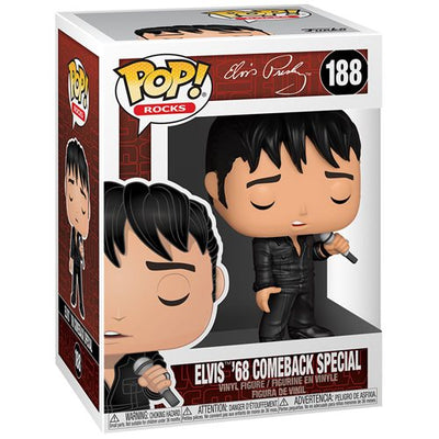 Elvis Presley 1968 Comeback Special Funko Pop! Vinyl Figure #188