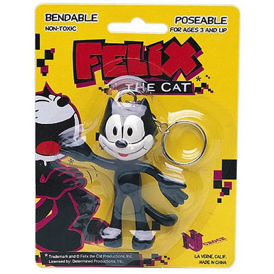 NJ Croce Felix the Cat Bendable Key Chain