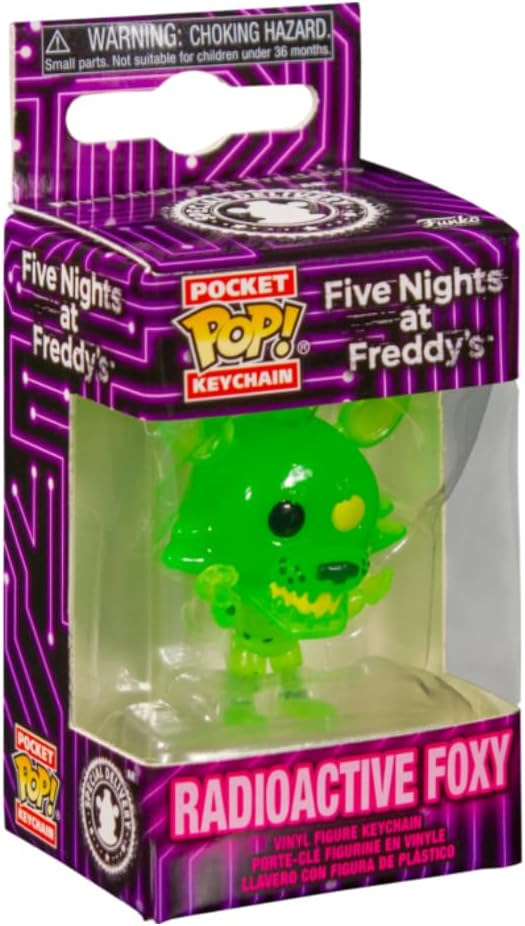 Funko Pop Keychain: Five Nights at Freddy's - Radioactive Foxy - FNAF