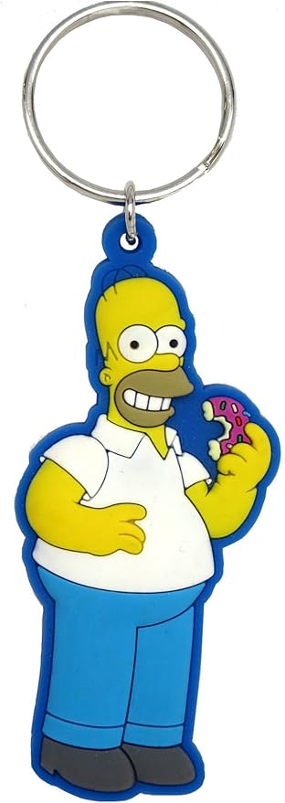 Monogram Simpsons Rubber Key Chain Homer
