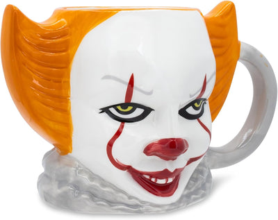 Silver Buffalo IT Pennywise 3D Sculpted Ceramic Coffee Mug, 20 Ounces