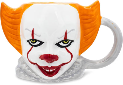 Silver Buffalo IT Pennywise 3D Sculpted Ceramic Coffee Mug, 20 Ounces