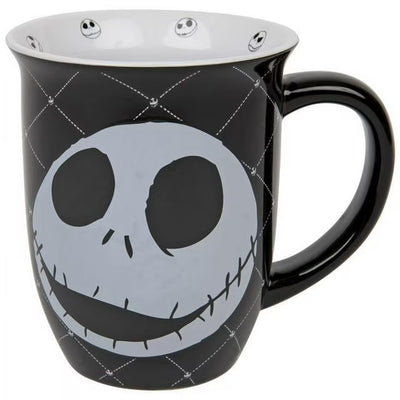Nightmare Before Christmas Jack Skellington Face 16oz Wide Rim Mug