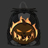 THE NIGHTMARE BEFORE CHRISTMAS - LIGHT-UP PUMPKIN KING LOUNGEFLY MINI BACKPACK