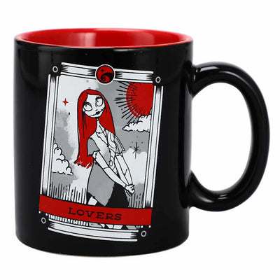 The Nightmare Before Christmas Jack and Sally Tarot Cards Ceramic Mug