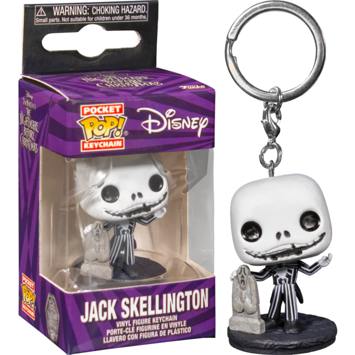 Funko Pocket Pop! Keychain - The Nightmare Before Christmas - 30th Anniversary Jack