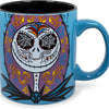 The Nightmare Before Christmas Jack and Sally Day of the Dead Ceramic Coffee Mug Holds 20 Ounces