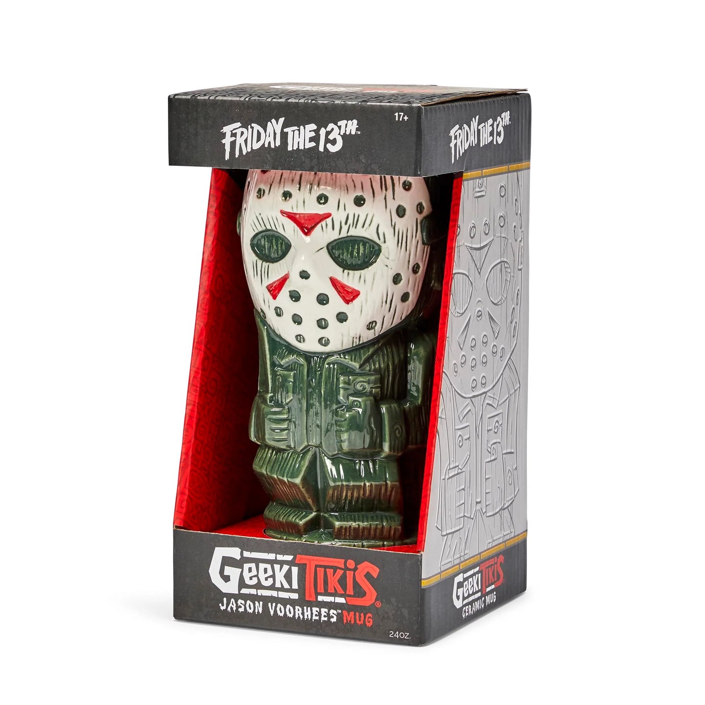 Geeki Tikis Friday The 13th Jason Voorhees Ceramic Tiki Mug Holds 26 Ounces