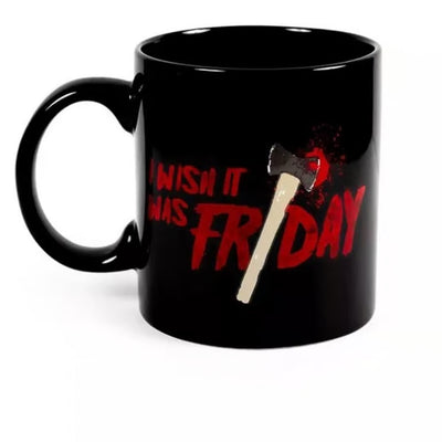 Silver Buffalo Friday The 13th "I Wish It Was Friday" Ceramic Mug!