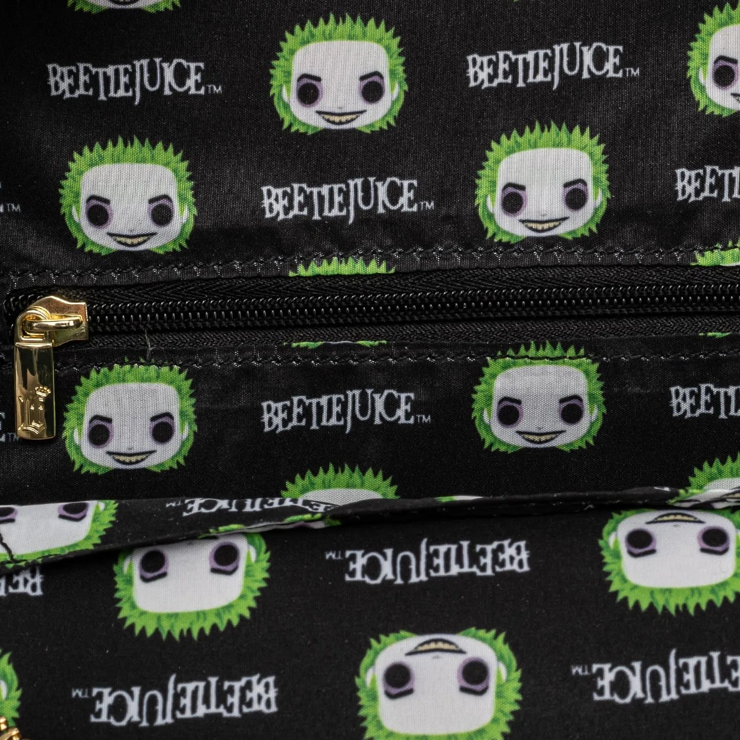 Pop! by Loungefly: Beetlejuice AOP Crossbody Bag