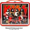 AQUARIUS KISS Fun Box - Sturdy Tin Storage Box with Plastic Handle & Embossed Front Cover - Officially Licensed KISS Merchandise