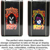 AQUARIUS KISS Fun Box - Sturdy Tin Storage Box with Plastic Handle & Embossed Front Cover - Officially Licensed KISS Merchandise