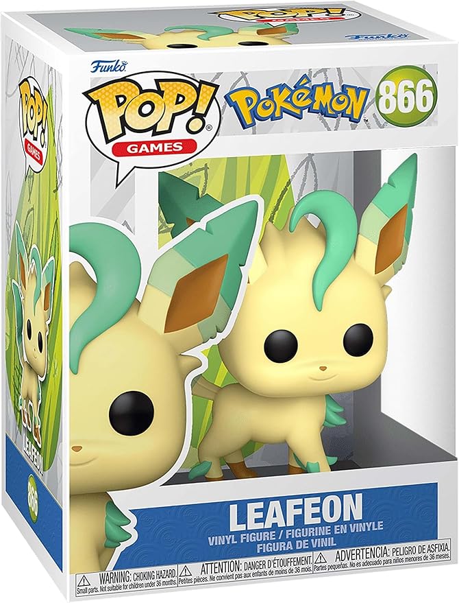 Funko Pop Games: Pokemon - Leafeon - Collectable Vinyl Figure