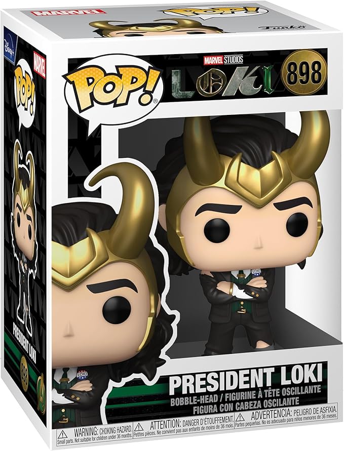 Funko Pop Marvel: Loki - President Loki Vinyl Bobblehead