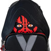 Loungefly Phantom Menace 25th Anniversary Star Wars Mini Backpack, Darth Maul Faux Leather