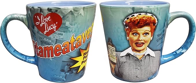 Midsouth Products I Love Lucy 12 Oz Mug - Happy Peppy People Vitameatavegamin
