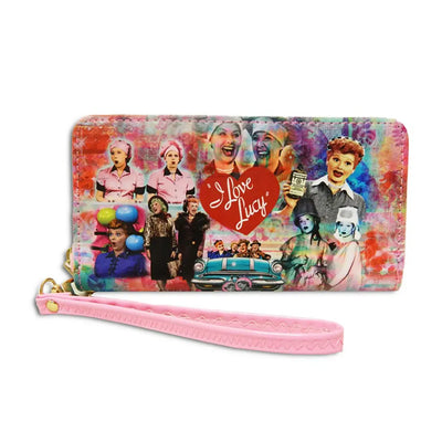 I Love Lucy Wallet - Colorful Collage Mid South Products